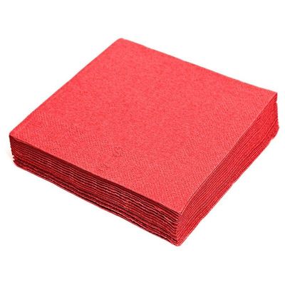 VEPATIM 500 Napkins 33 x 33 cm, 1/4-Fold, 3-Ply, Red