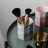 Jorzer Ceramic Marble Makeup Brush and Pen Holder view 3