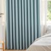 Bishilin Blackout Curtains with Grommets, 2-Pack, Blue, 132 x 244 cm, Linen Look view 1