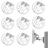 8-Pack Furniture Anti-Tip Straps, Metal Cabinet-to-Wall Anchors, Child Safety Kit view 1
