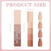 Skeadex 4-in-1 Eyeshadow Stick Set, 4 Colors view 2