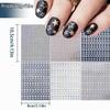 RAMGLYO 6-Sheet 3D Glitter Star Nail Stickers view 2