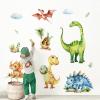 Tanlaby Dinosaur Watercolor Jungle Animal Wall Stickers view 2