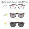 Sports Tr Square-Frame Reading Glasses, Ultra-Light, Blue-Light Blocking, Gray, 3.5x view 4