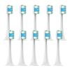 WENH Vacuum Replacement for X700 Toothbrush, Soft White Brush Heads, 10 Count (10 pcs, White/Blue) view 1