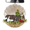 Pet Christmas Ornament, Dog Acrylic Shell Pendant for Garland view 1
