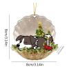 Pet Christmas Ornament, Dog Acrylic Shell Pendant for Garland view 4