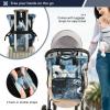 LINNIKEEEE Snow Watercolor Panda Diaper Backpack view 2