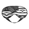 Black and White Eye Mask with American Flag view 1