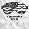Black and White Eye Mask with American Flag view 3
