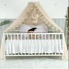 Baby Fancyroom Canopy for Crib, Premium Tulle, Light Beige view 1
