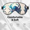 Blue and Purple Octopus Sleep Mask, Unisex, Zero Eye Pressure view 3
