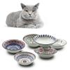 Cat Bowls for Indoor Cats, 15.7 cm, Ceramic, Whisker-Friendly, Set of 6 view 1