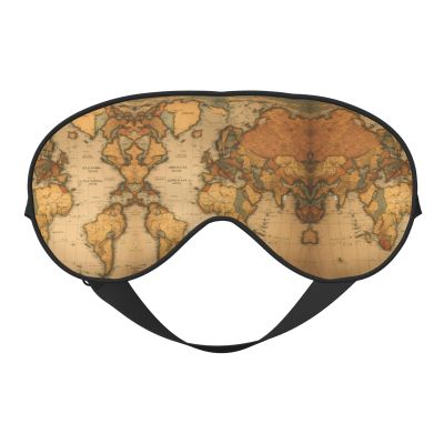 World Map Sleep Mask, Unisex, Pressure-Free Eye Mask for Travel