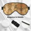 World Map Sleep Mask, Unisex, Pressure-Free Eye Mask for Travel view 4