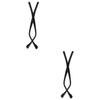 minkissy 4 Pairs Eyeglass Replacement Temples, Metal, Black view 1