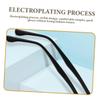 minkissy 4 Pairs Eyeglass Replacement Temples, Metal, Black view 2