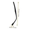 minkissy 4 Pairs Eyeglass Replacement Temples, Metal, Black view 3