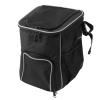 Water-Resistant, Breathable Removable Dog Carrier Bicycle Basket for Outdoor Travel (Black) view 1