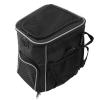 Water-Resistant, Breathable Removable Dog Carrier Bicycle Basket for Outdoor Travel (Black) view 3