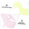 BIUDECO 32-Piece Glow-in-the-Dark Dinosaur Wall Stickers for Children's Rooms view 3