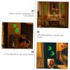 BIUDECO 32-Piece Glow-in-the-Dark Dinosaur Wall Stickers for Children's Rooms view 4