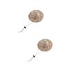 INOOMP 2-Piece Pet Sombrero Straw Hats for Small Dogs and Cats, Adjustable Sun Protection Hats for Garden and Beach view 1