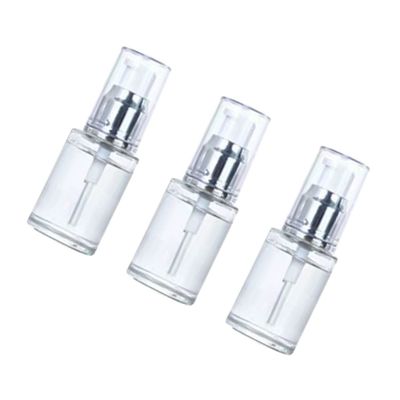 30 ml Empty Glass Cosmetic Pump Bottles, 3-Pack