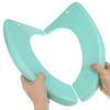 PP Plastic Foldable Toilet Training Seat, Green, for Travel view 1