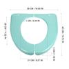 PP Plastic Foldable Toilet Training Seat, Green, for Travel view 2