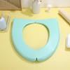 PP Plastic Foldable Toilet Training Seat, Green, for Travel view 4
