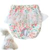 Dog Diapers for Females, Size S, Washable with Floral Design view 1