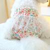 Dog Diapers for Females, Size S, Washable with Floral Design view 2