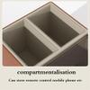 Rectangular PU Leather Tissue Box Holder, Orange view 3