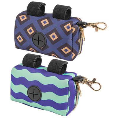 Vaguelly 2-Pack Neoprene Diaper Waste Bag Dispensers for Newborns
