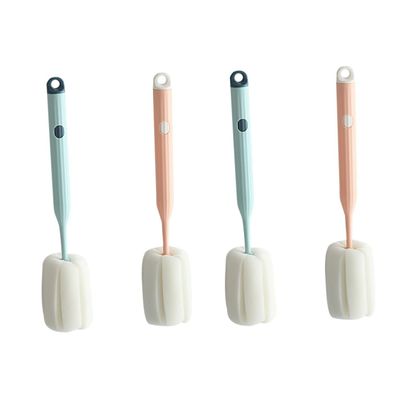 KOMBIUDA 4-Piece Baby Bottle Brush Set with Long Handles