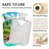 Island Landscape Hot Water Bottle with Soft Cover view 4