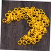 Sosoport 300-Piece Yellow Bird Identification Rings for Pigeons, Parrots and Other Birds view 2