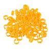 Sosoport 300-Piece Yellow Bird Identification Rings for Pigeons, Parrots and Other Birds view 3