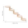 SEWOART 2-Piece Five-Level Wooden Ladder Toy for Hamsters and Small Rodents view 4
