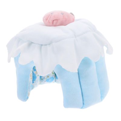 HANABASS Small Cake-Shaped Cotton Sleeping Nest for Hamsters and Guinea Pigs