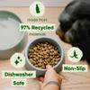 Beco Dog Bowl for Food & Water, Olive Green, Large view 2