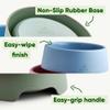 Beco Dog Bowl for Food & Water, Olive Green, Large view 3