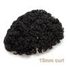 Afro-Curly Men's Hair Replacement System, Full PU Injection Base view 2