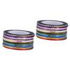 FRCOLOR 60-Roll Holographic Nail Striping Tape, Mixed Colors view 1