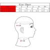 YXFHHY Adult Red Latex Hood Mask with Rear Zipper view 4