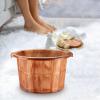 perfk Foot Bath Basin, Thickened Foot-Washing Tub and Pedicure Bowl for Home, Bathroom, or Sauna, Size M view 2