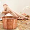 perfk Foot Bath Basin, Thickened Foot-Washing Tub and Pedicure Bowl for Home, Bathroom, or Sauna, Size M view 4