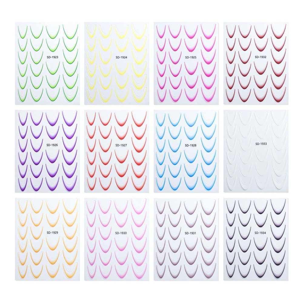French Tip Nail Stickers