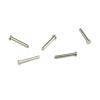 OZZLZH 20-Piece Metal Eyeglass Hinge Rivet Screws, Single-Pin, 1.8 x 1.18 x 6 mm view 1